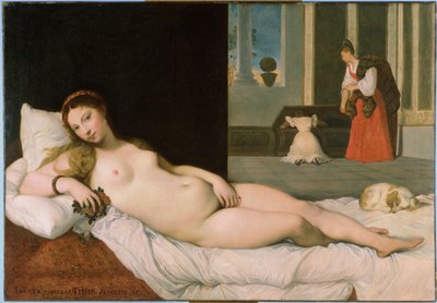 Venere reclinata, dopo Tiziano, 1822 da Jean Auguste Dominique Ingres